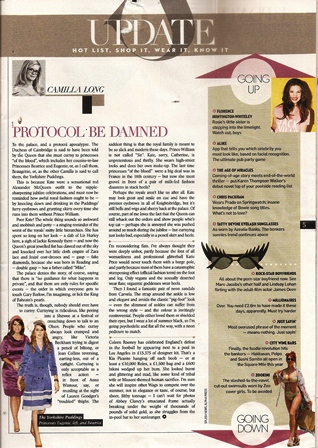 Sunday Times Style, 8th July 2012